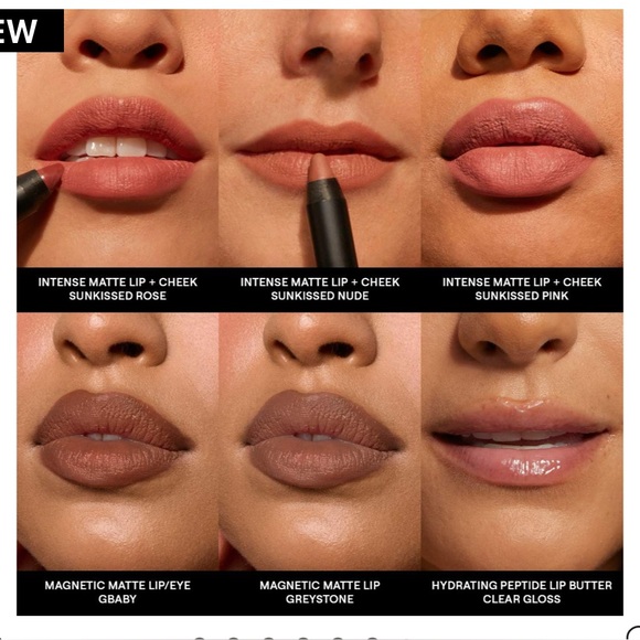 NIB Nudestix nude love lip palette cheek blush - Picture 5 of 6